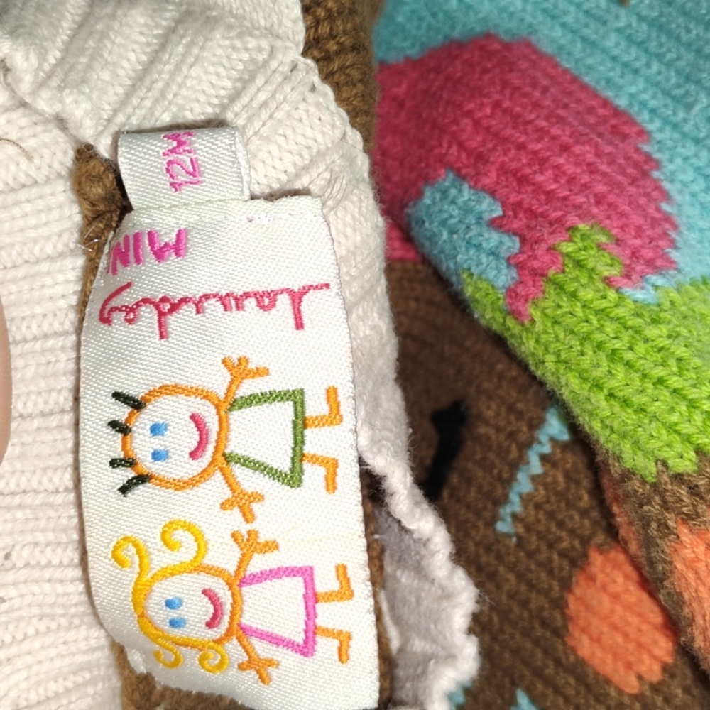 Lourdes Mini. Cute Playful Dinosaur Kids Sweater - Picture 2 of 4